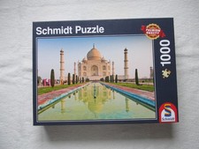 Schmidt Puzzle 1000 Teile vollständig Taj Mahal kaum benutzt