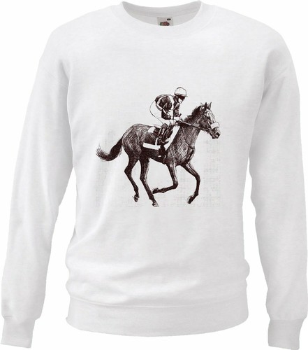 Sweatshirt vintage pferde - sweatshirt,