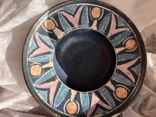 Studio Keramik Dm ca.  23,5cm  Schale Ritzsignatur unbekannt