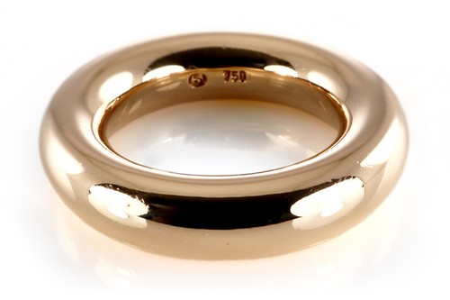 Schubart massiver ring - massiver, 750