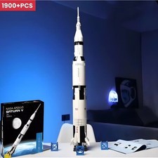Apollo Saturn V Rakete Bausteine Bausatz 602 Teile - 59 cm Weltraumforschung