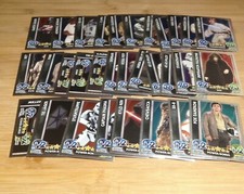 Alle 32 Spiegelfolienkarten Star Wars Karten ForceAttax Serie Movie 4 Nr.161-192