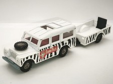 SAFARI LAND ROVER + ANIMAL TRAILER  1/36 CORGI GS31 GIFT SET GT BRITAIN VON 1976