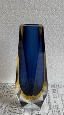 MURANO GLAS BLOCKVASE ITALIEN