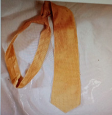 Krawatte von " Enrico Mori" Gelb, Reine Seide