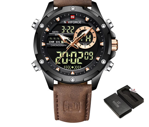 Herren quarz armbanduhr - quarz,