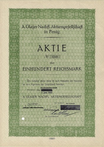 Glaser nachfl - a.,