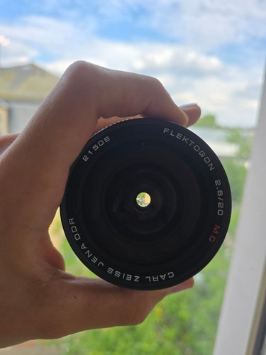 Carl zeiss jena flektogon - flektogon, red
