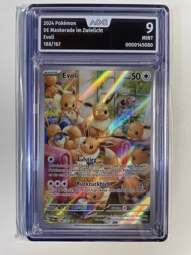 Pokemon evoli art - rare, deutsch
