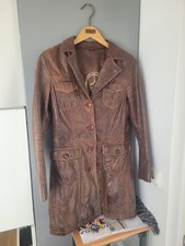 Gipsy Lederjacke S Echtleder Vintage Braun Damen Indian Pocket