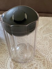 Tupperware "CLärchen" Vorratsbehälter - klar-schwarz- 1,25 l - Vakuumdeckel