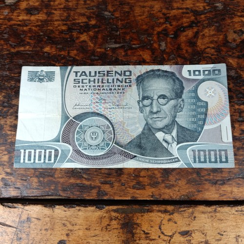 1000 schilling schein - schilling,
