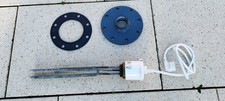 Flanschdeckel Flanschplatte Adapter für Heizstab gebraucht Inkl. Heizstab 3000 W