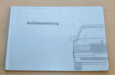 Mercedes Benz W201 190 E D Motor 102 103 601 Karosserie Betriebsanleitung 1989