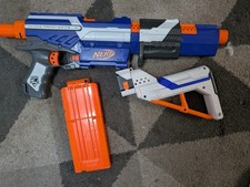 Nerf Alpha Trooper CS-12 Dart Blaster, Clip und Retaliator Blaster