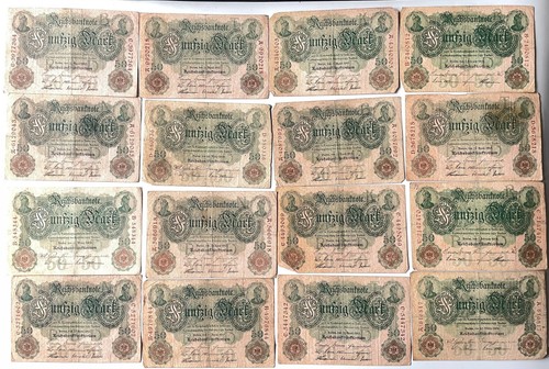Alte reichsbanknoten x - reichsbanknoten,