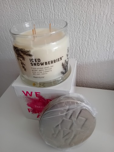 Partylite docht kerze - 3-docht-kerze, iced