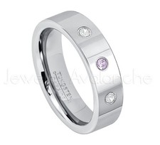 0.21ctw Amethyst & Diamond