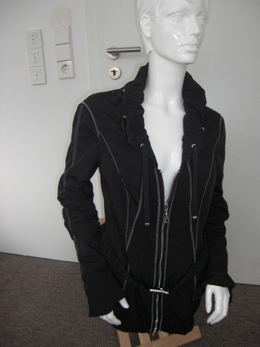 Biba mantel trench schwarz - mantel, neu