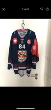 eishockey trikot game worn
