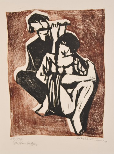Adolf brunner holzschnitt - brunner, /
