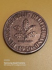 10 Pfennig Münze  Buchstabe D