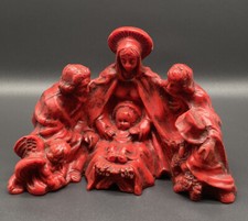 sehr grosse Wachsfigur Hüttmann Geburt Christi Handarbeit Wachskunst #KA175