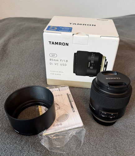 Tamron 85mm di - f/1.8, usd