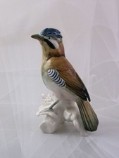 Ens Figur Vogel Bird "Eichelhäher" Figurine Figure Porzellanfigur