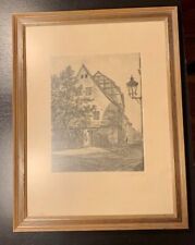 Radierung Buchholz „Stamm-Gasthaus zum Nußbaum“ Alt Berlin Heinrich Zille