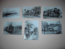 DDR Postkarten mit Dampflok in