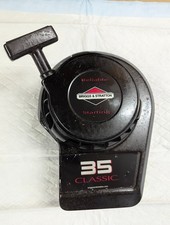 Briggs&Stratton Starter + Seilzug Anlasser Haube Ölstab Messer / für Rasenmäher