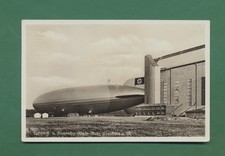 1 PK: Hindenburg LZ 129, Luftschiffhalle, Flugh. Frankf. a. M.,1936, Bordstempel