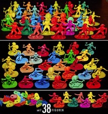 38 SELTENE HITSCHLER LUTSCHER KAUGUMMI INDIANER und COWBOY FIGUREN 70er Heinerle
