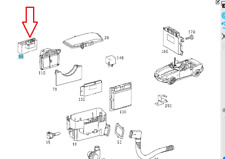 Mercedes-Benz SLK200 SLK 230 Kompressor R170 Steuergerät Relais Motoransteuerung