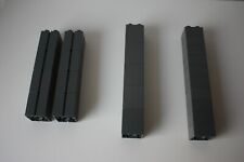 LEGO DUPLO BAUZUBEHÖR/ BAUSTEINE DUNKELGRAU RITTERBURG 4864,4776,4777,4779,4785!