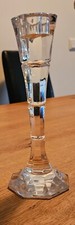 Kerzenständer Bleikristall, Höhe 17,5 cm Fussbreite 6,5 cm