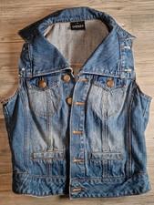 Damen Jeans Weste - Colours Of The World - Gr. S - Denim - Neu