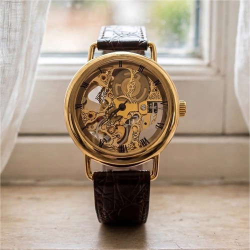 Jean delon gold skelett uhr - delon,