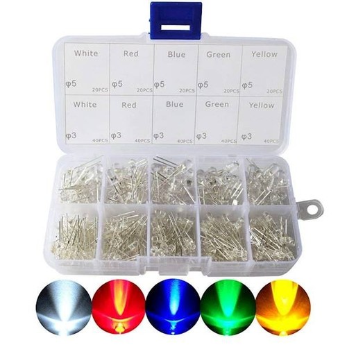 300 stück led dioden - 300,