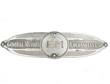 General Motors EMD Lokomotivbauer Platte Dez. 1950