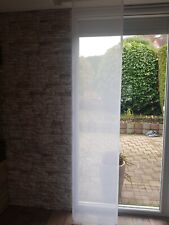 Schiebegardine weiss