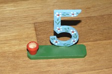 Alte Flachfigur Kurt Süss Meissen 5. Geburtstag Kerzenhalter 50er 60er Vintage