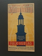 Falk Patent-Plan Hamburg Betrachtung 1. in Buchform, 2. als Gesamtplan 1985