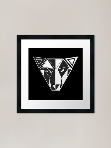 Wolfsbande gerahmter - wolfsbande,