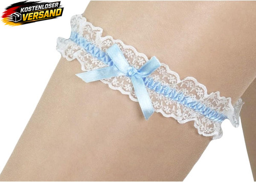 Strumpfband offwhite hochzeit - strumpfband,