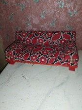  Altes Sofa um 1940-Wohnzimmer-Kaufladen-Puppenhaus-Puppenstube