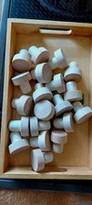 * 20 x Flaschenstöpsel, Holzkopf, Flaschenverschluss Stopfen  * Holzkopf