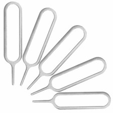5x SIM-Pin Handy-Nadel zum Öffnen des Telefon-Karten-Halter #45S Öffner Stift