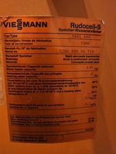 Viessmann Edelstahlkessel mit Radozell-S Warmwasserspeicher Bj. 1986